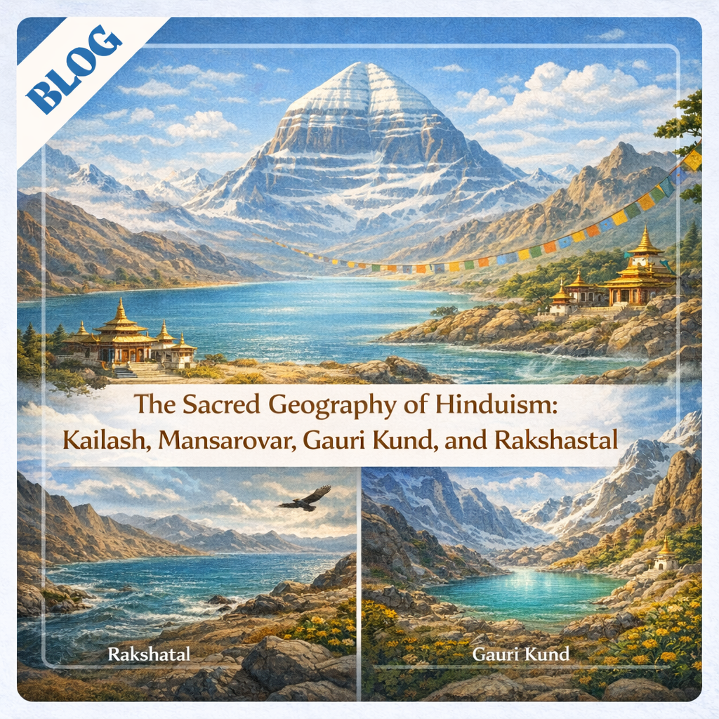 The Sacred Geography of Hinduism: Kailash, Mansarovar, Gauri Kund, and Rakshastal