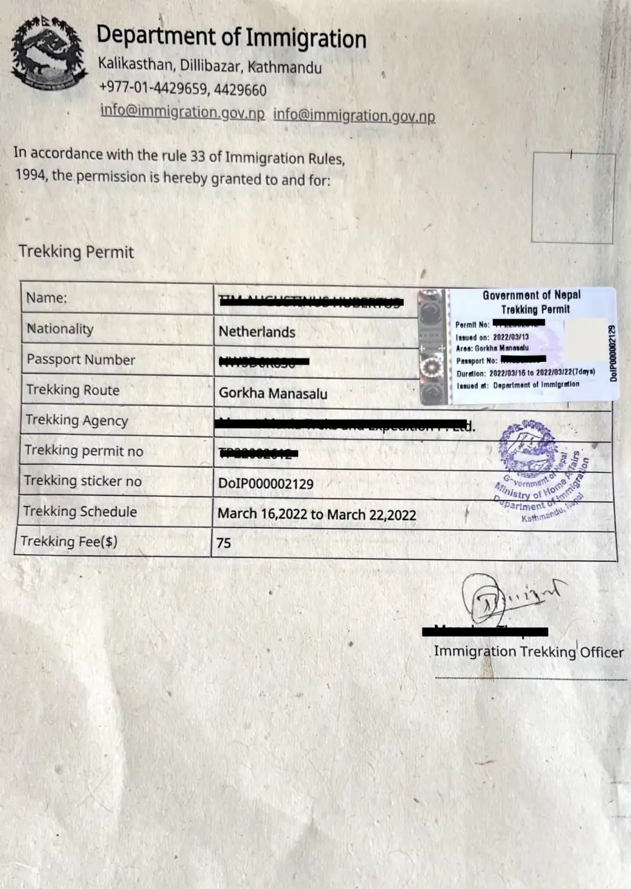 trekking-permit