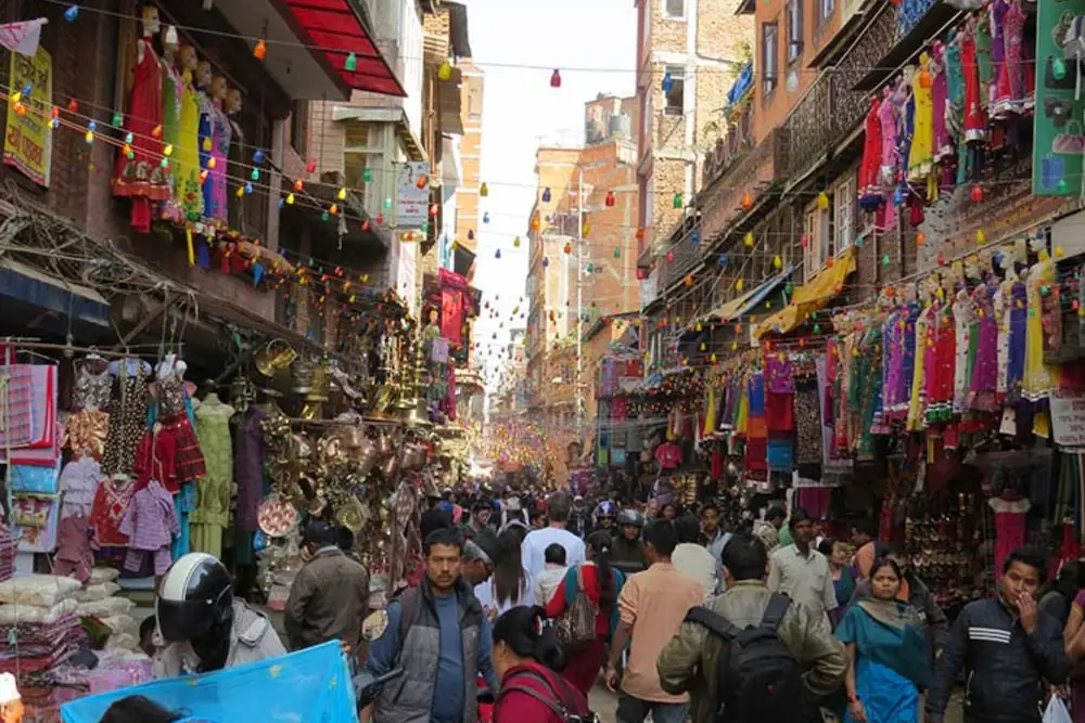 crowd-of-people-near-market-of-durbar-squares