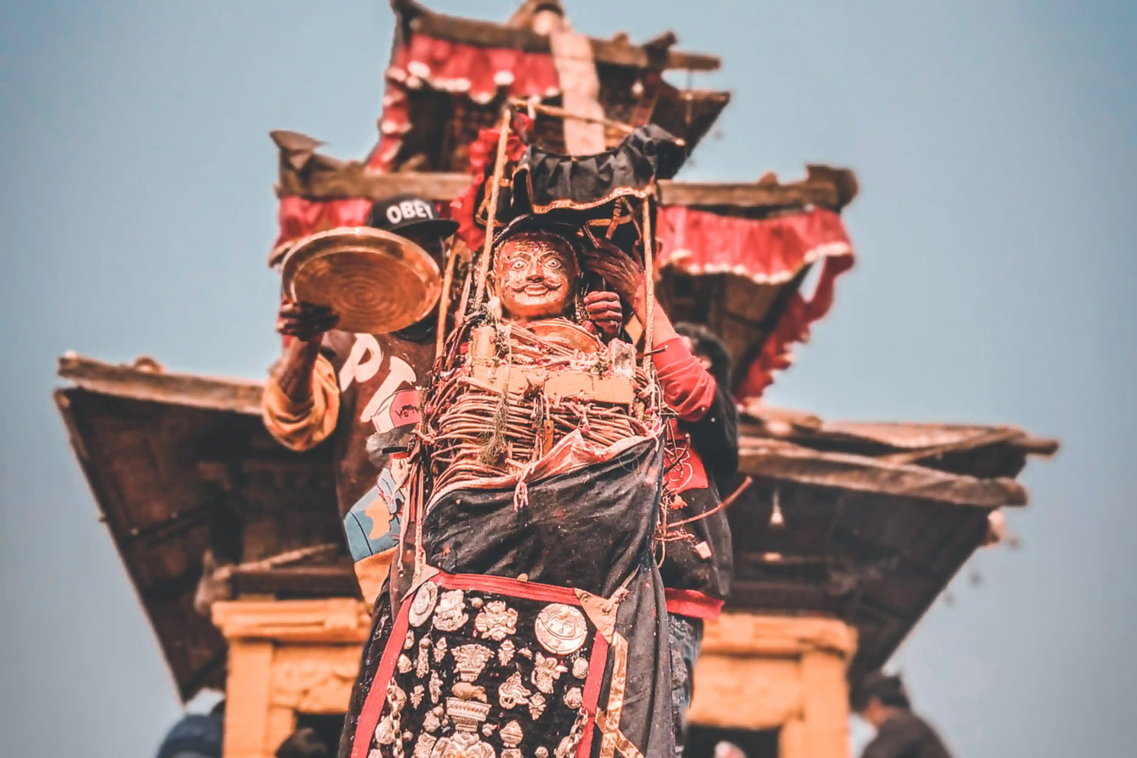 front-of-bisket-jatra-rath