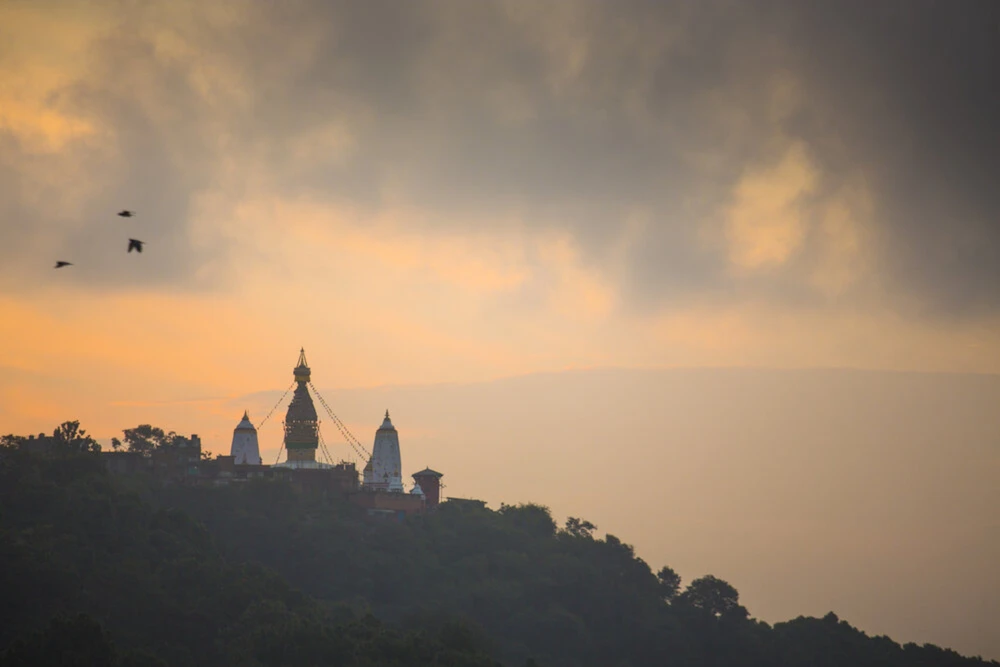 swayambhunath-far-evening-view