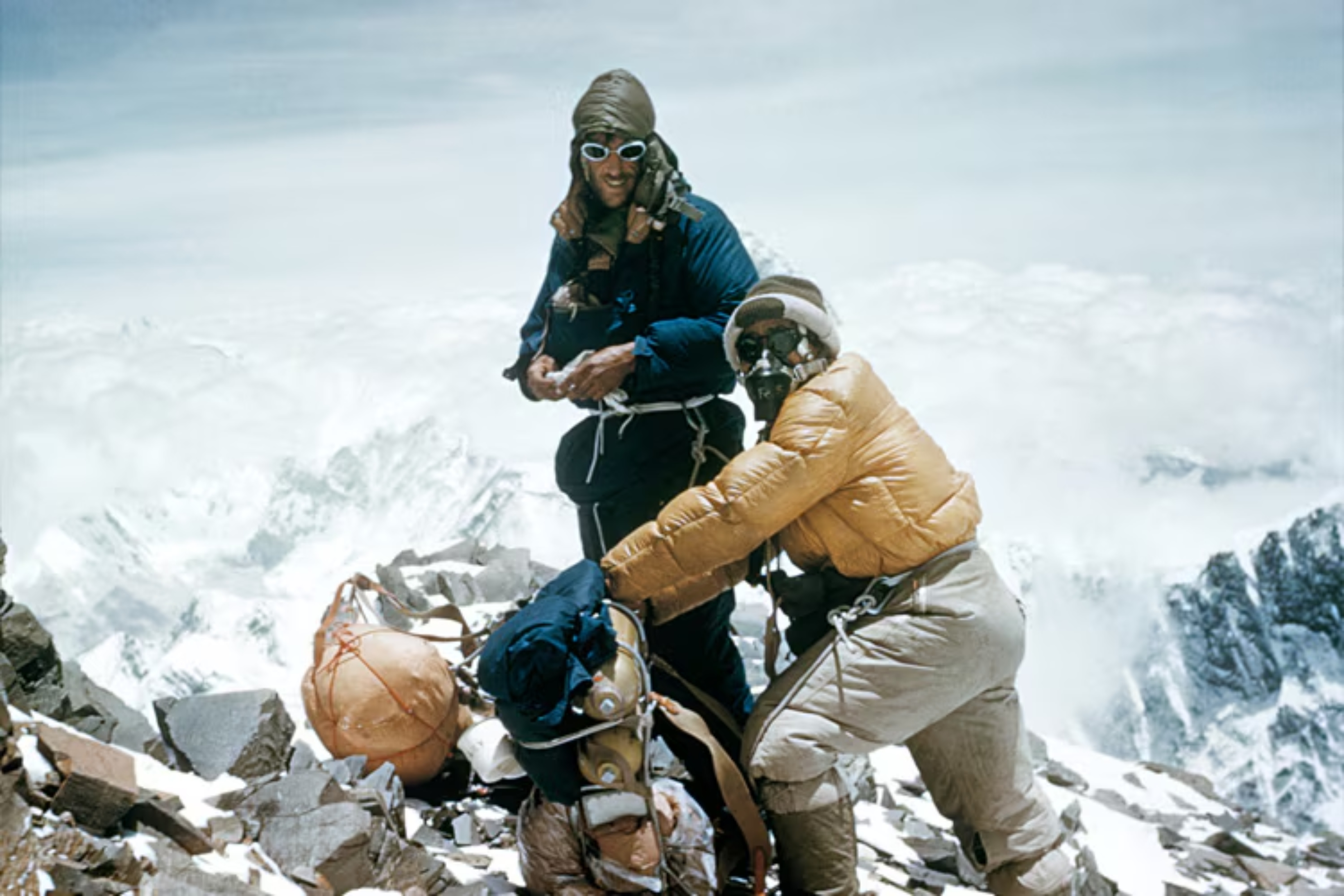 Sir Edmund Hillary and Tenzing Norgay