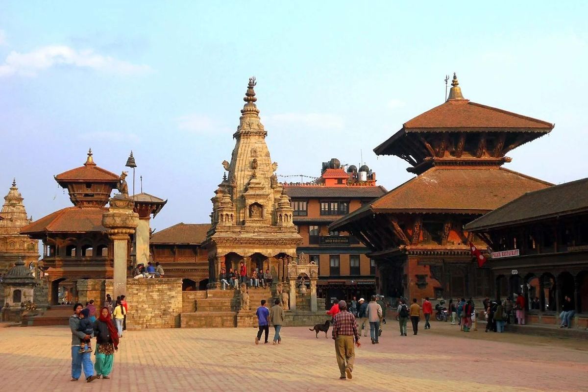 People at Nepali Temple 